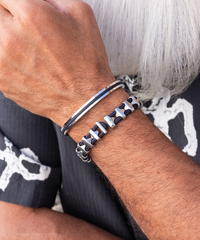 Bold Bob Navy | Silver